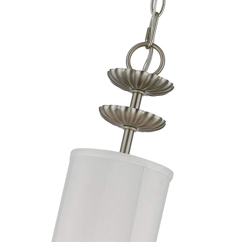 Image 7 1 Light Brushed Nickel Mini Pendant more views