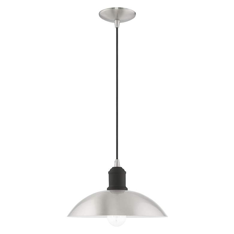 Image 4 1 Light Brushed Nickel Mini Pendant more views