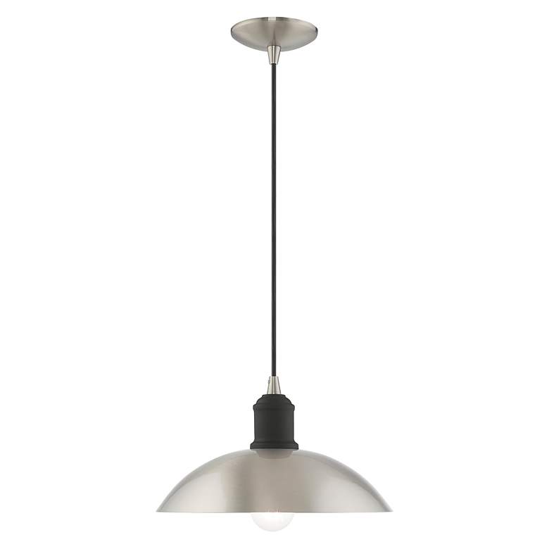 Image 5 1 Light Brushed Nickel Mini Pendant more views