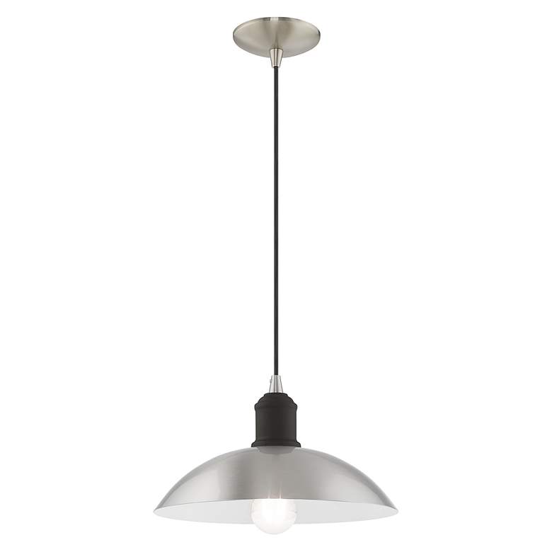 Image 6 1 Light Brushed Nickel Mini Pendant more views