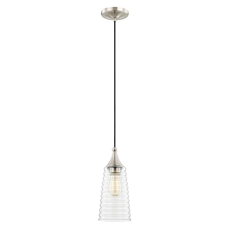 Image 5 1 Light Brushed Nickel Mini Pendant more views