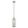 Thumbnail4 of 1 Light Brushed Nickel Mini Pendant more views