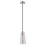 2_1 Light Brushed Nickel Mini Pendant more views