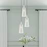 5_1 Light Brushed Nickel Mini Pendant more views