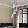 7_1 Light Brushed Nickel Mini Pendant more views