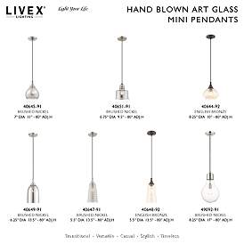 Image5 of 1 Light Brushed Nickel Mini Pendant more views