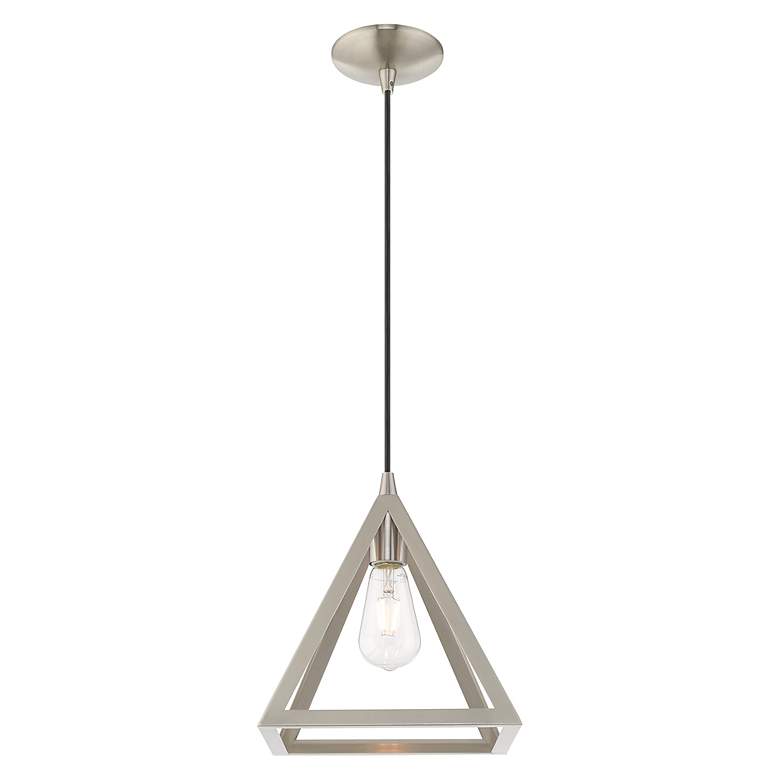 Image 4 1 Light Brushed Nickel Mini Pendant more views