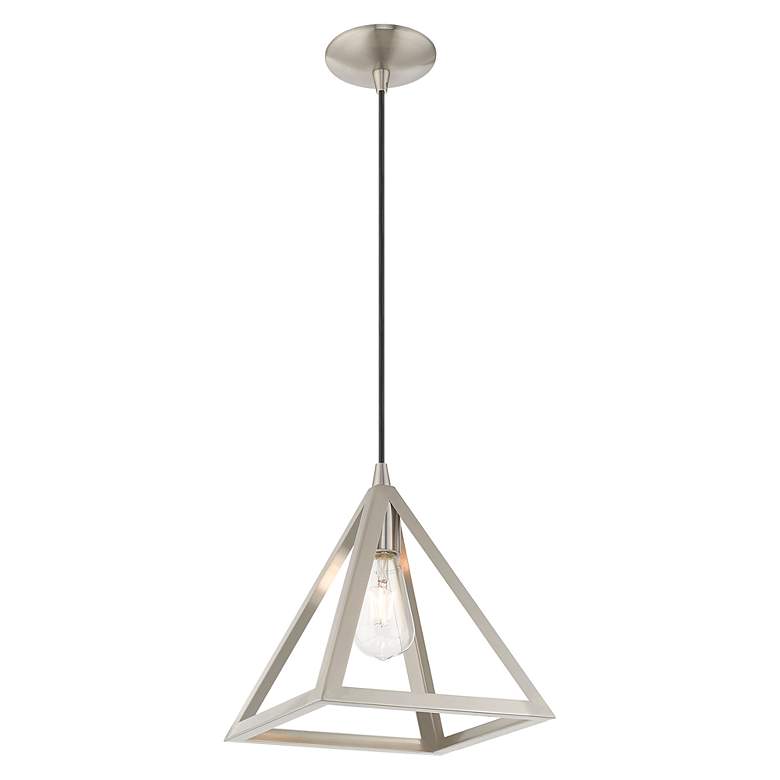 Image 5 1 Light Brushed Nickel Mini Pendant more views