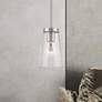 Thumbnail1 of 1 Light Brushed Nickel Mini Pendant