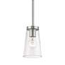 Thumbnail3 of 1 Light Brushed Nickel Mini Pendant more views