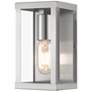 2_1 Light Brushed Nickel Outdoor ADA Small Wall Lantern
