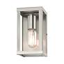 4_1 Light Brushed Nickel Outdoor ADA Small Wall Lantern more views