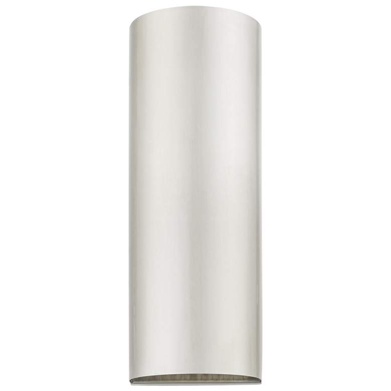 Image 1 1 Light Brushed Nickel Outdoor or Indoor ADA Large Sconce