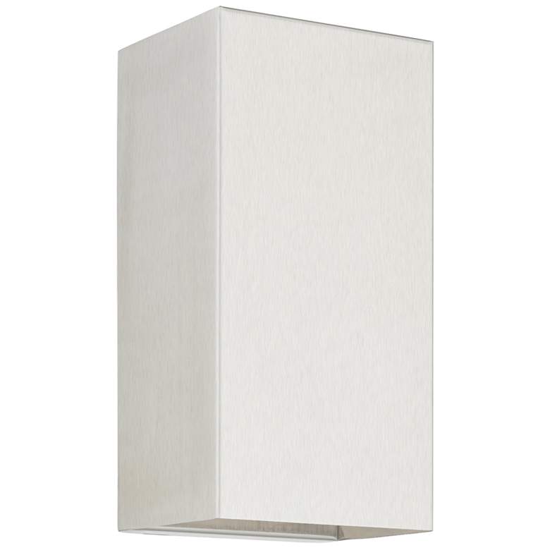 Image 2 1 Light Brushed Nickel Outdoor or Indoor ADA Medium Sconce