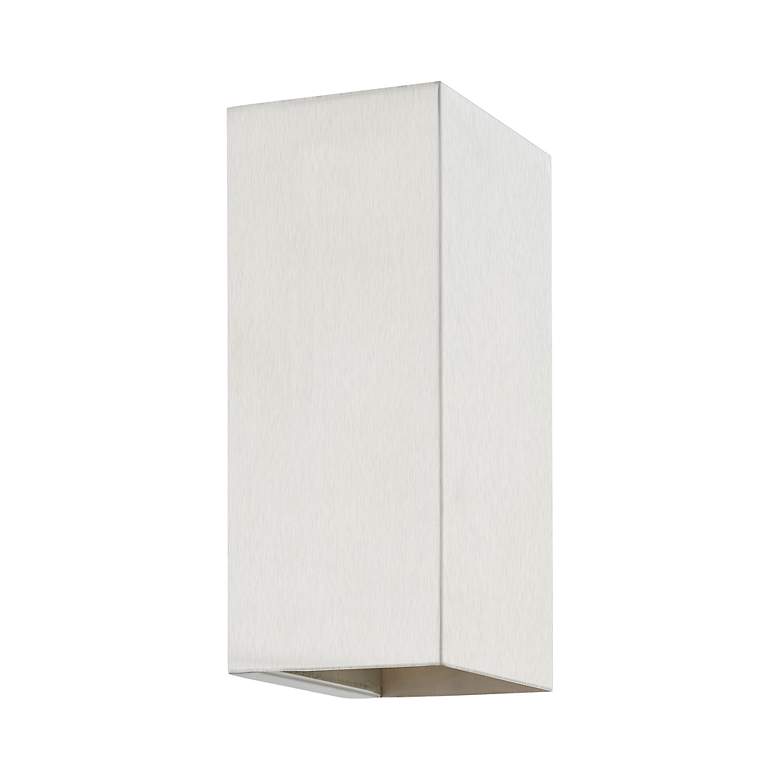 Image 7 1 Light Brushed Nickel Outdoor or Indoor ADA Medium Sconce more views