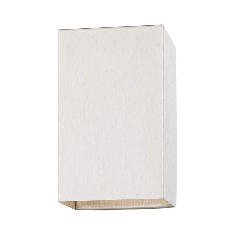 Image 4 1 Light Brushed Nickel Outdoor or Indoor ADA Small Sconce more views