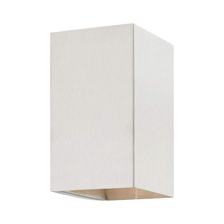 Image 7 1 Light Brushed Nickel Outdoor or Indoor ADA Small Sconce more views