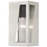 2_1 Light Brushed Nickel Outdoor Small ADA Wall Lantern