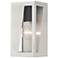1 Light Brushed Nickel Outdoor Small ADA Wall Lantern