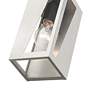 7_1 Light Brushed Nickel Outdoor Small ADA Wall Lantern more views