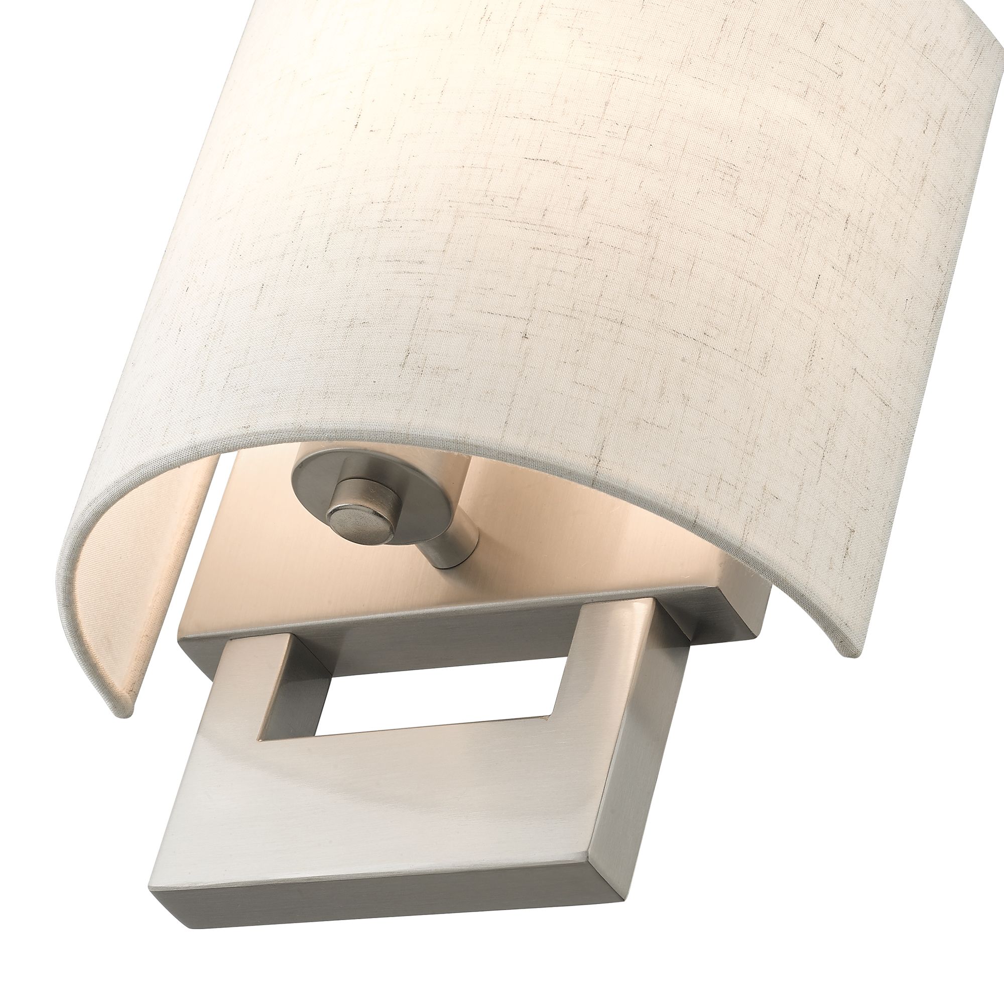 1 Light Brushed Nickel Petite ADA Sconce
