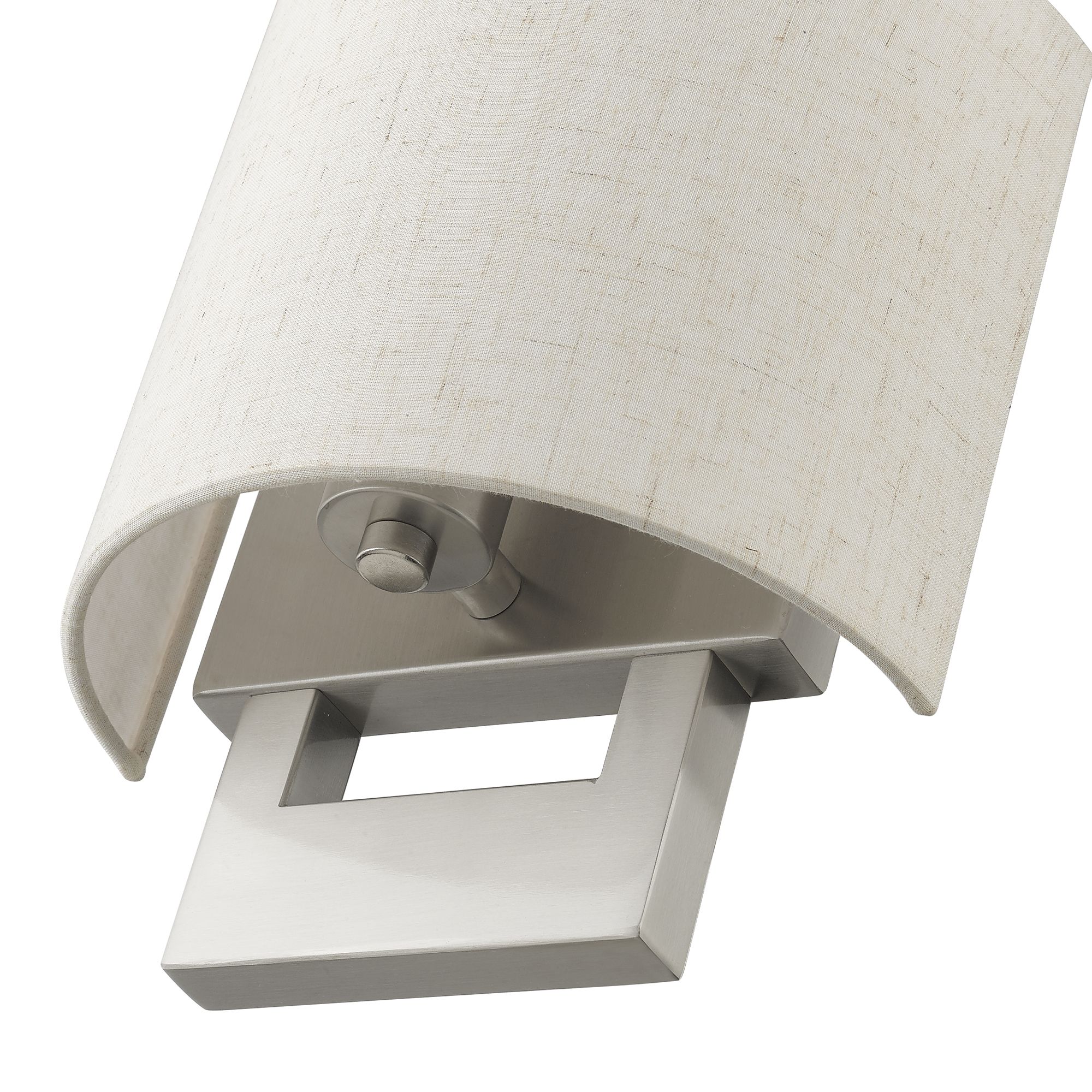 1 Light Brushed Nickel Petite ADA Sconce