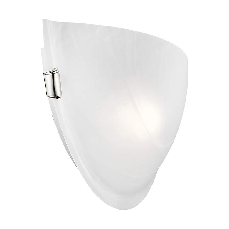 Image 4 1 Light Brushed Nickel Wall Sconce more views