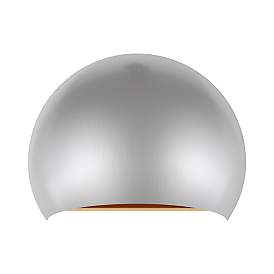 Image5 of 1 Light Brushed Nickel Wall Sconce more views