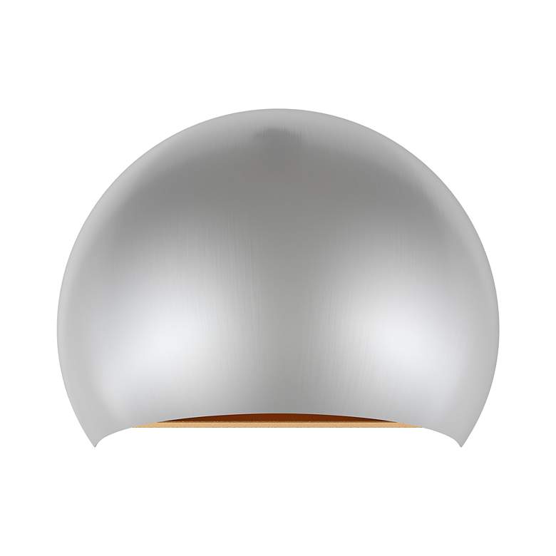 Image 5 1 Light Brushed Nickel Wall Sconce more views