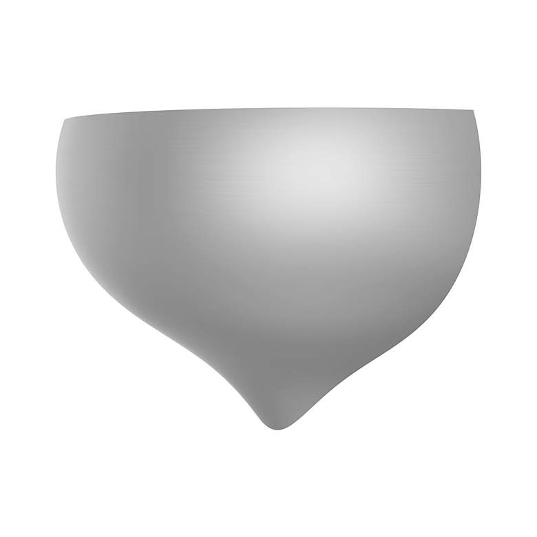 Image 3 1 Light Brushed Nickel Wall Sconce more views