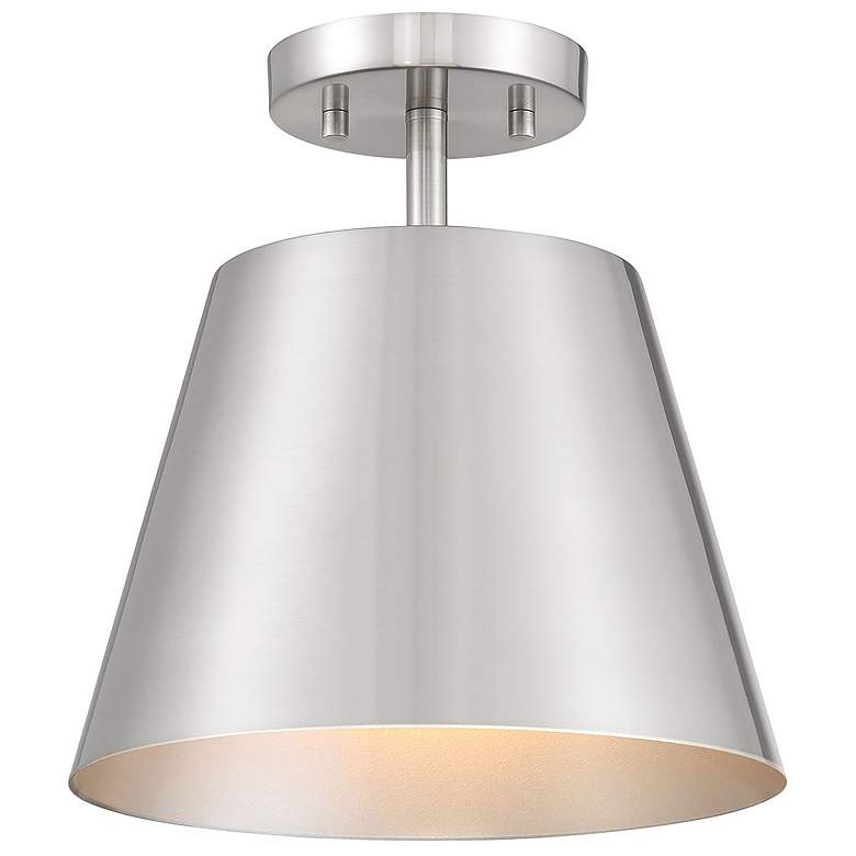 Image 1 1-Light Ceiling Light in Brushed Nickel
