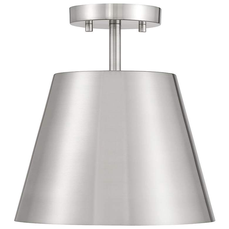 Image 3 1-Light Ceiling Light in Brushed Nickel more views