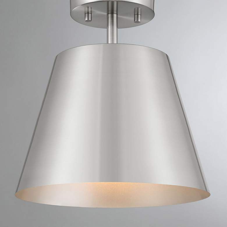 Image 5 1-Light Ceiling Light in Brushed Nickel more views