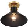 4_1-Light Ceiling Light in Matte Black and Natural Brass more views