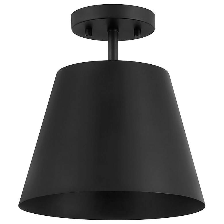Image 2 1-Light Ceiling Light in Matte Black more views