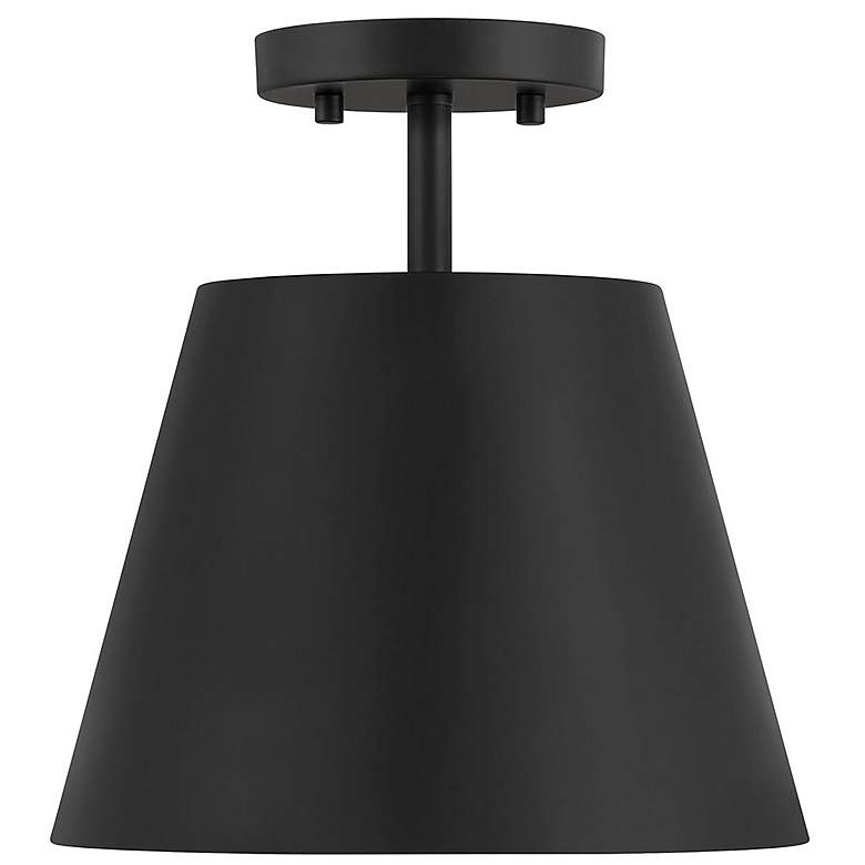 Image 3 1-Light Ceiling Light in Matte Black more views