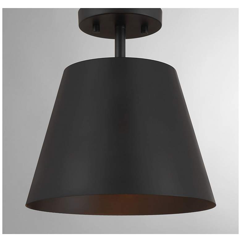 Image 5 1-Light Ceiling Light in Matte Black more views