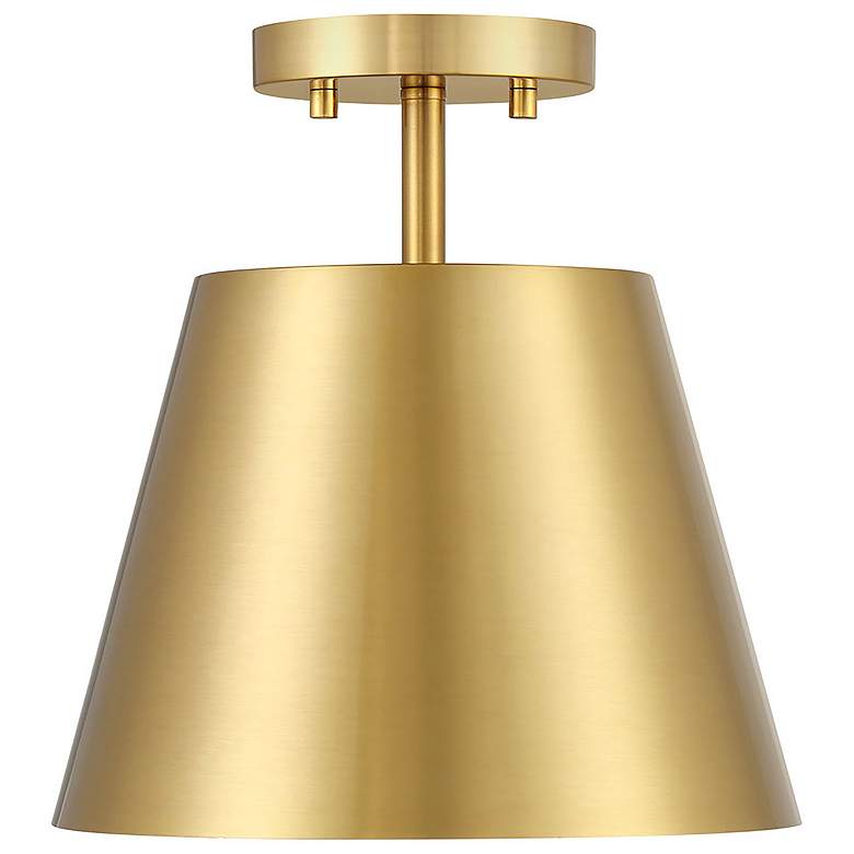 Image 3 1-Light Ceiling Light in Natural Brass more views