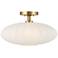 1-Light Ceiling Light in Natural Brass