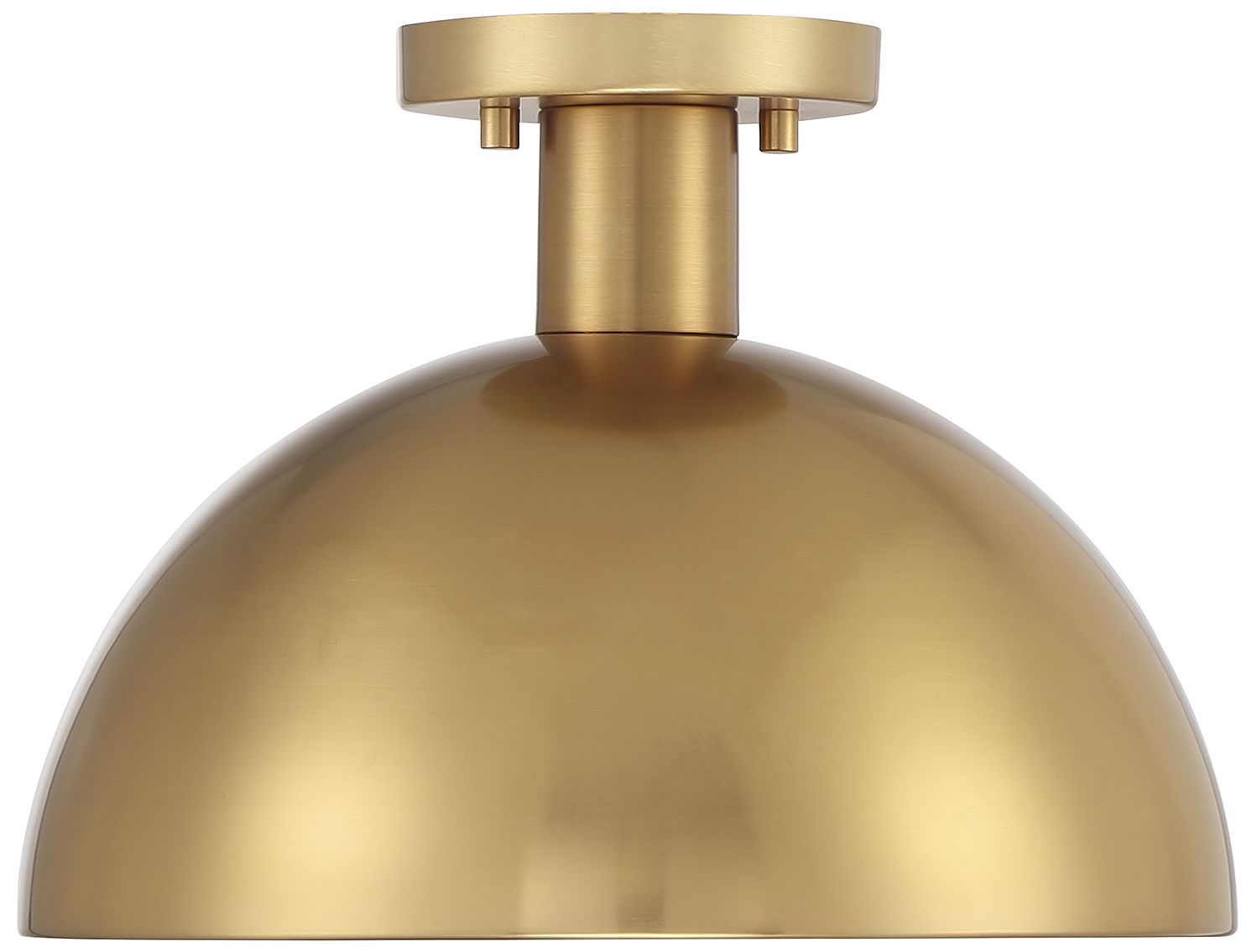 Image 3 1-Light Ceiling Light in Natural Brass more views