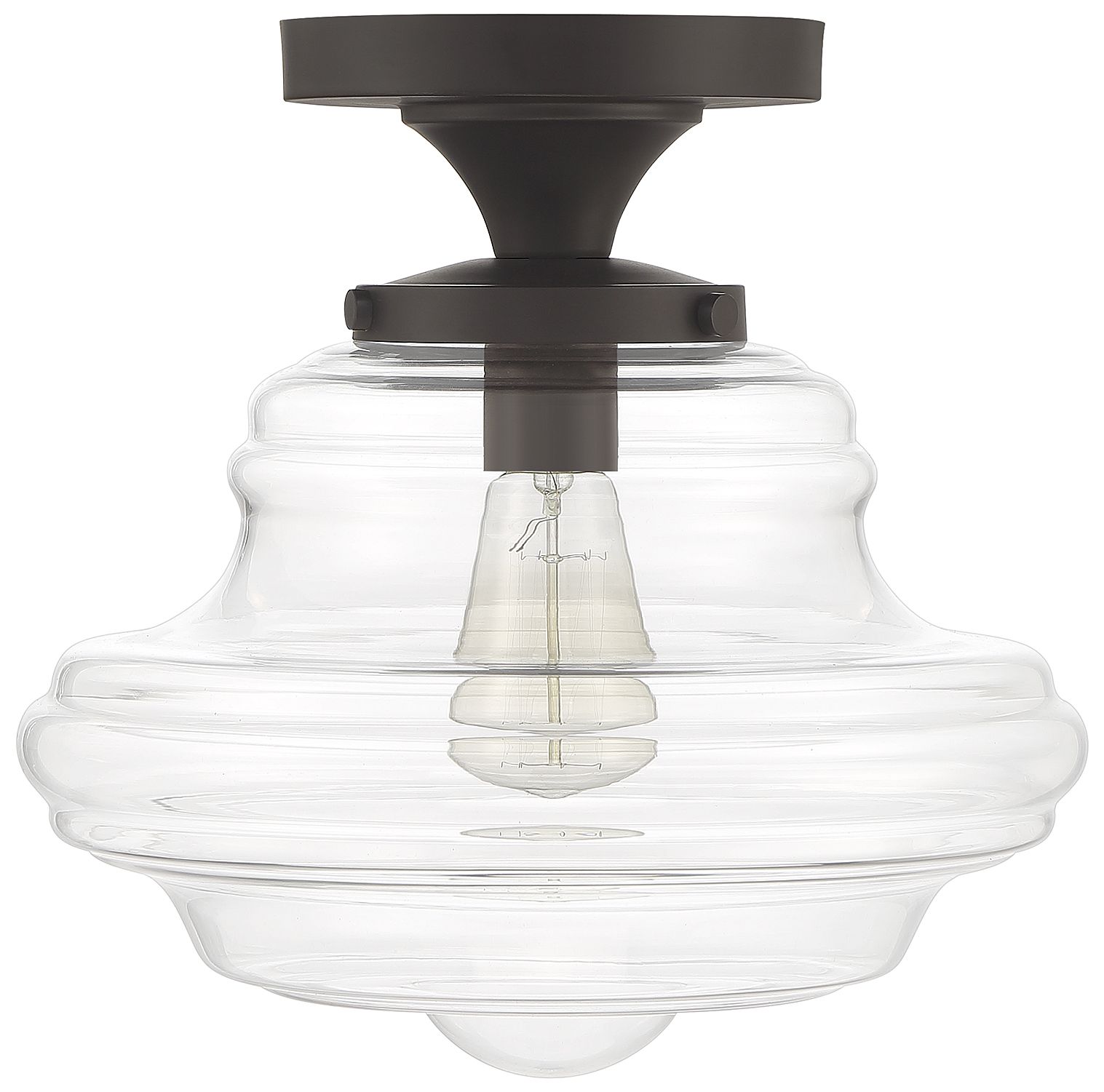 Image 2 1-Light Ceiling Light in Oil Rubbed Bronze more views