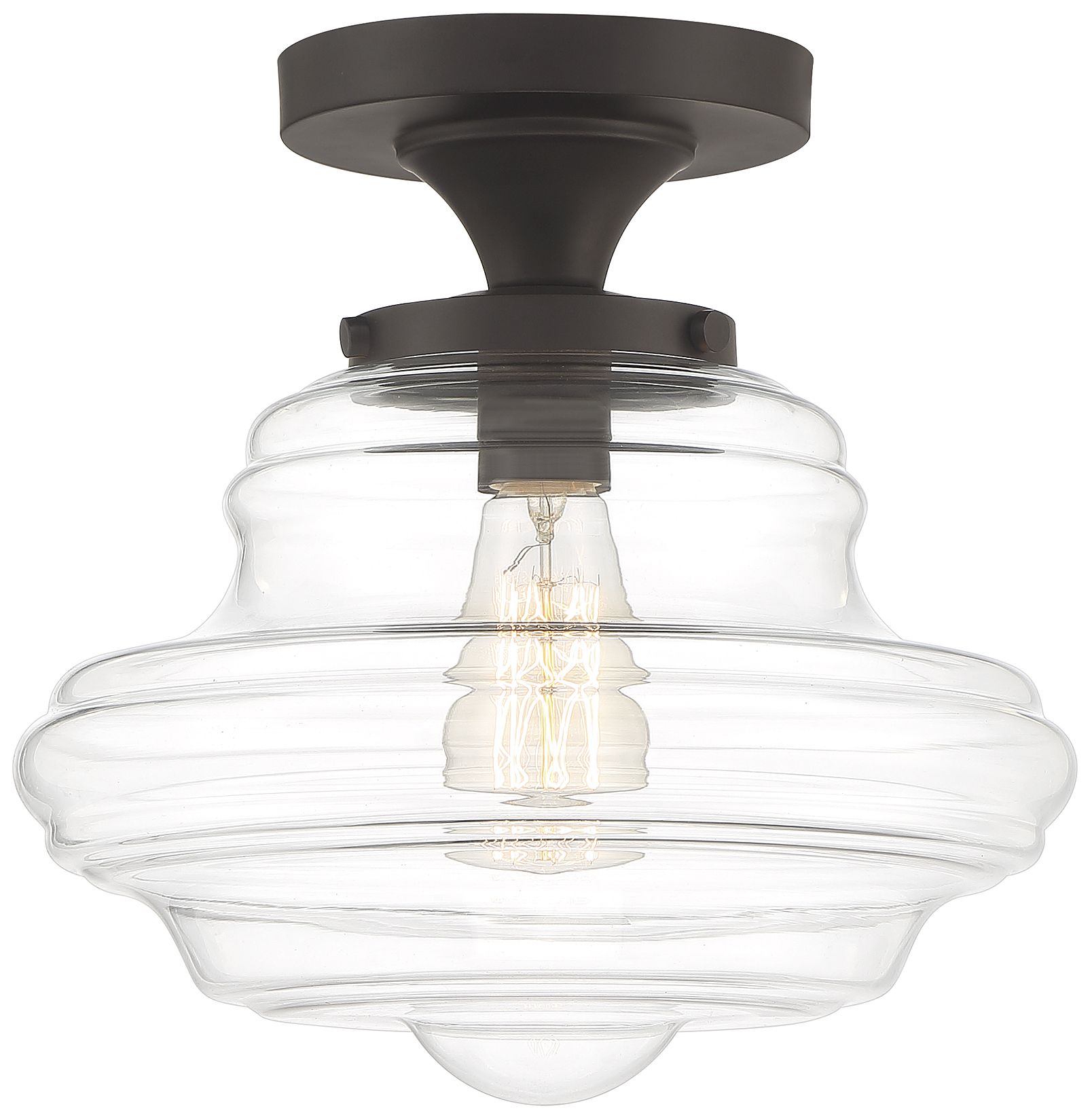 Image 3 1-Light Ceiling Light in Oil Rubbed Bronze more views