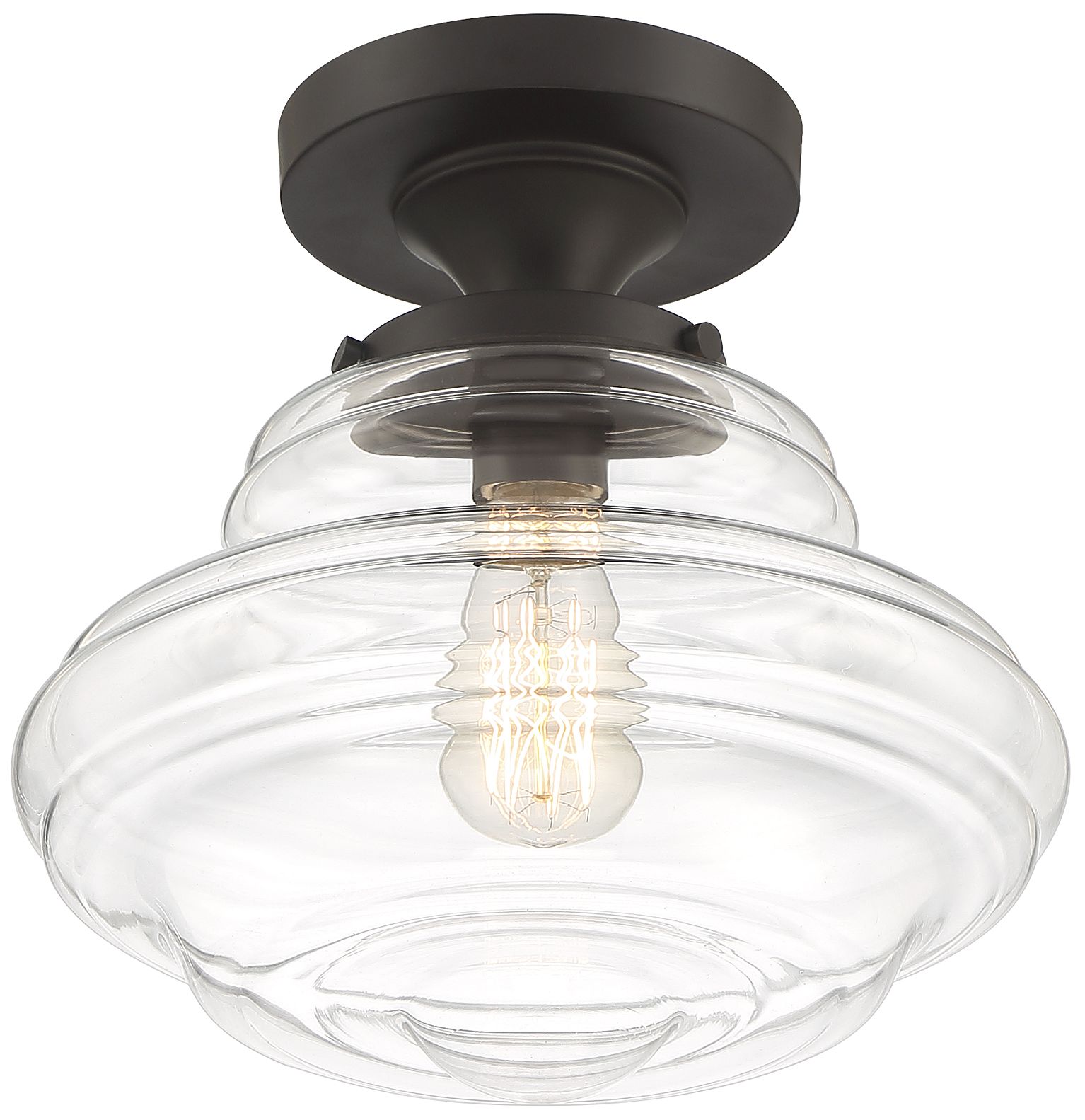 Image 4 1-Light Ceiling Light in Oil Rubbed Bronze more views