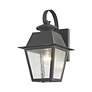 Thumbnail4 of 1 Light Charcoal Outdoor Wall Lantern more views