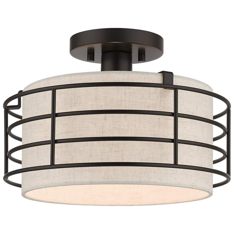 Image 1 1 Light English Bronze Medium Semi-Flush