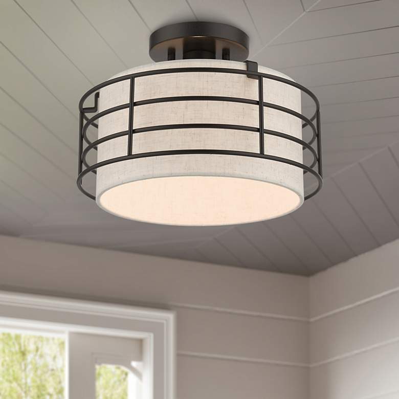 Image 1 1 Light English Bronze Medium Semi-Flush