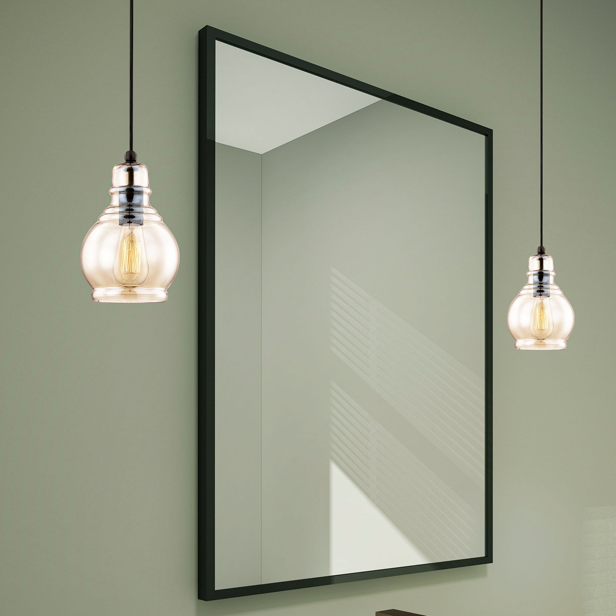 1 Light English Bronze Mini Pendant