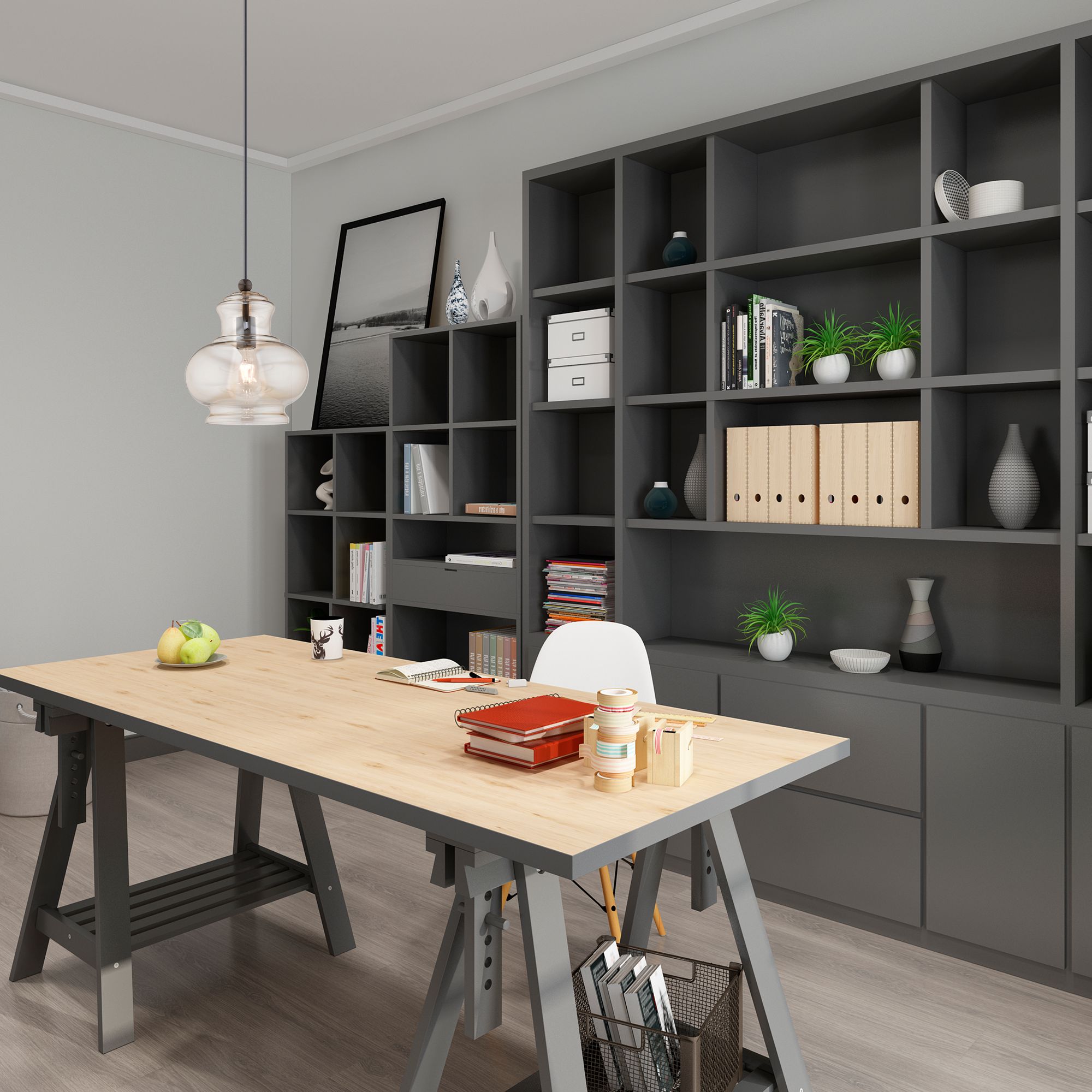 1 Light English Bronze Mini Pendant