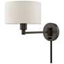 2_1 Light English Bronze Swing Arm Wall Lamp