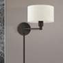 1_1 Light English Bronze Swing Arm Wall Lamp